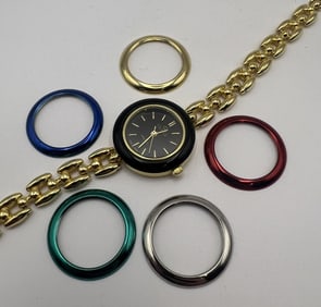 Vintage Gucci Interchangeable Bezel Watch