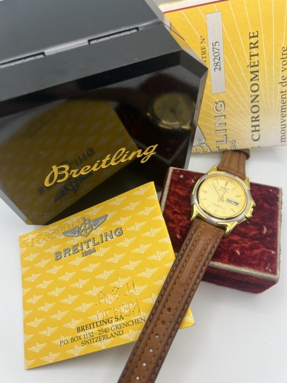 Circa 2001 Breitling Quartz Water Resistant Watch (1 of 13)