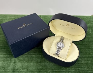 Vintage Ladies Bertolucci Watch w Box & Papers