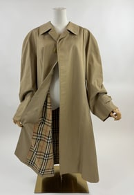 Vintage Burberry's London Beige Trench Coat Jacket