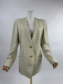 Vintage 1990s Giorgio Armani Silk Blazer Jacket