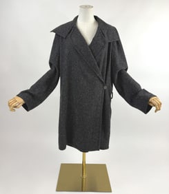 Vintage Chanel AW 1999 Grey Cashmere Jacket Coat