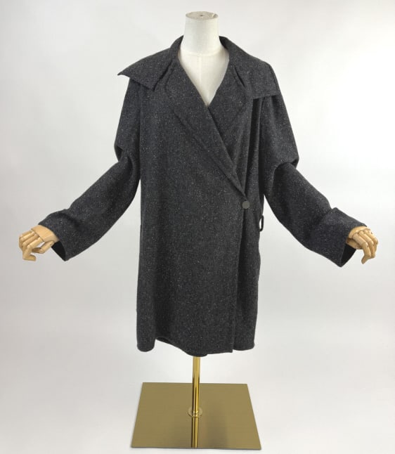 Vintage Chanel AW 1999 Grey Cashmere Jacket Coat (1 of 11)