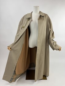 Vintage Burberry's London Beige Lined Trench Coat