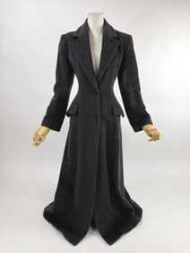 Vintage 1990s Isaac Mizrahi Wool Mohair Coat