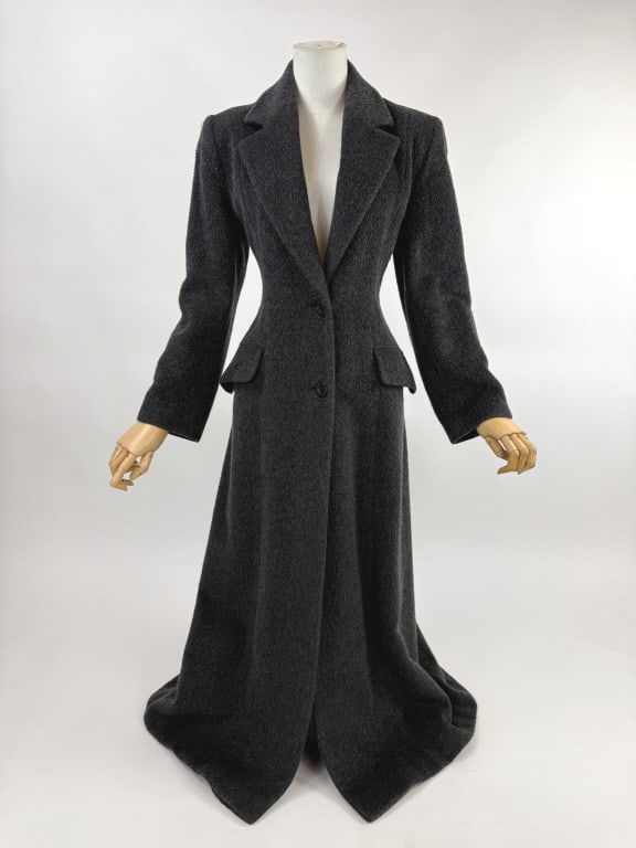 Vintage 1990s Isaac Mizrahi Wool Mohair Coat (1 of 8)