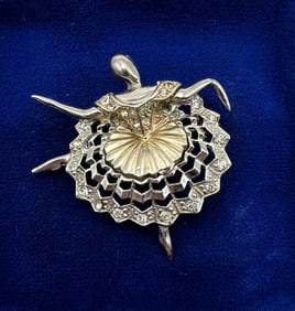 Vintage Costume Jewelry Boucher Dancer Brooch