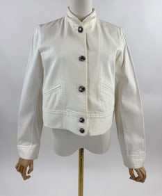 Vintage Ralph Lauren Jeans White Denim Jacket