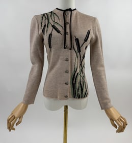 Vintage 1940s Catalina Knit Sweater Cardigan