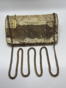 Vintage Whiting & Davis Gold Mesh Metal Purse