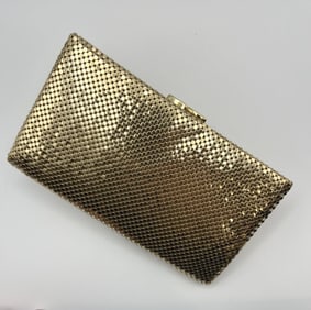 Vintage Whiting & Davis Gold Mesh Metal Purse