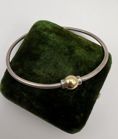 Cape Cod Sterling Silver & 14kt Gold Bracelet