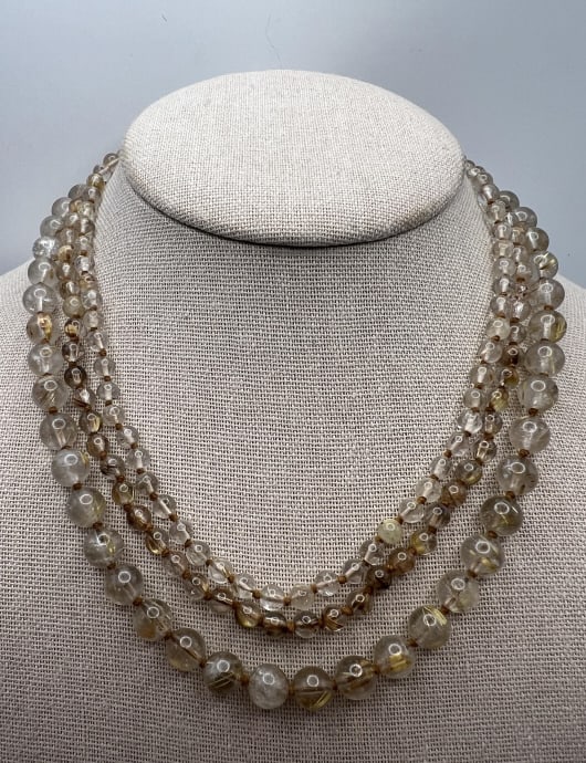 Chan Luu Rutilated Quartz Beaded Necklace (1 of 8)
