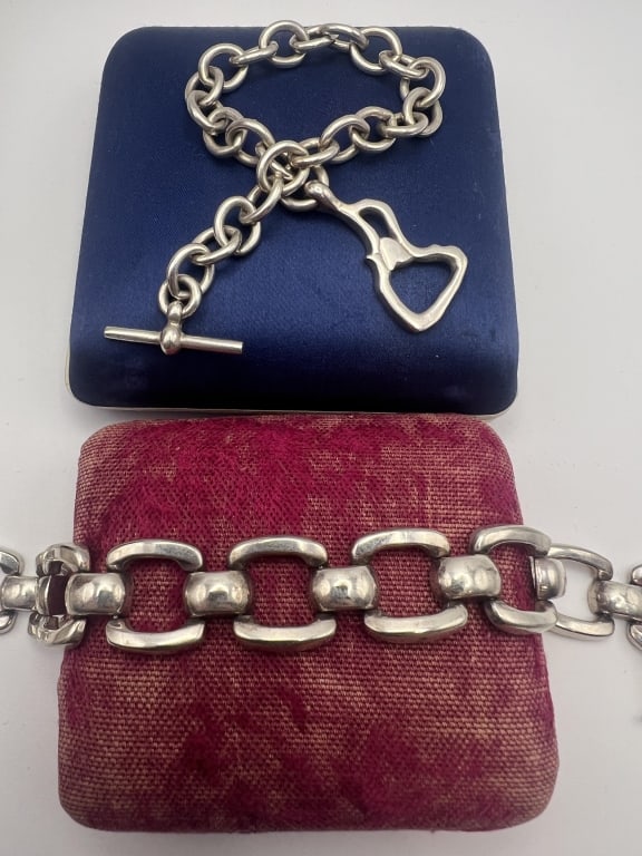Two Sterling Sliver Articulated Bracelets (1 of 8)