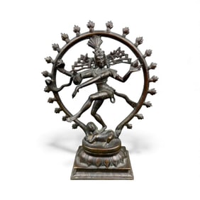 Antique or Vintage South East Asian Bronze Statue