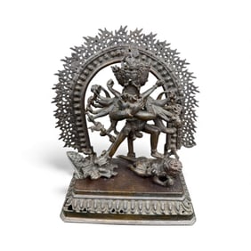 Antique South East Asian Religious Bronze Statue