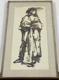 Richard Segalman (1934-2021) Original Watercolor