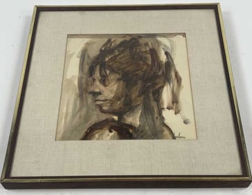 Richard Segalman (1934-2021) Original Watercolor