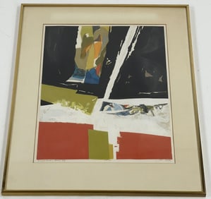 Seong Moy (1921-2013) Chinese American Lithograph