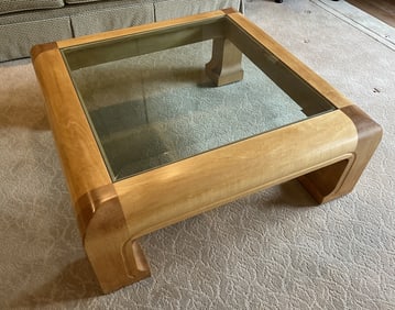 Custom Made Chinoiserie Style Coffee Table
