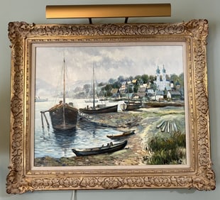 Omar Hamdi Malva Impressionist Oil Painting