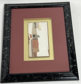 Georges Csato Framed Original Multi Media Artwork