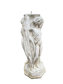 Garden Statue / Display Pedestal of Three Graces