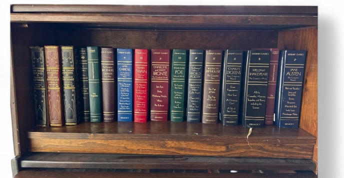Collection of Classic Leather Bound Books (1 of 5)