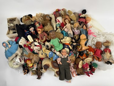 Collection of Vintage Dolls & Children's Toys