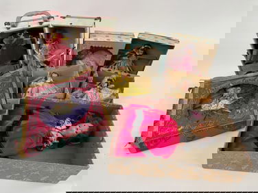 Collection Vintage Dolls w Clothes & Accessories