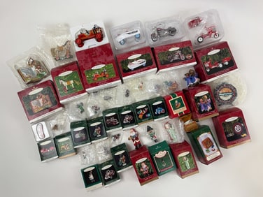 Collection Vintage New in Box Christmas Ornaments