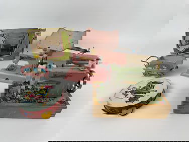 Collection Vintage Metal & Plastic Children's Toys