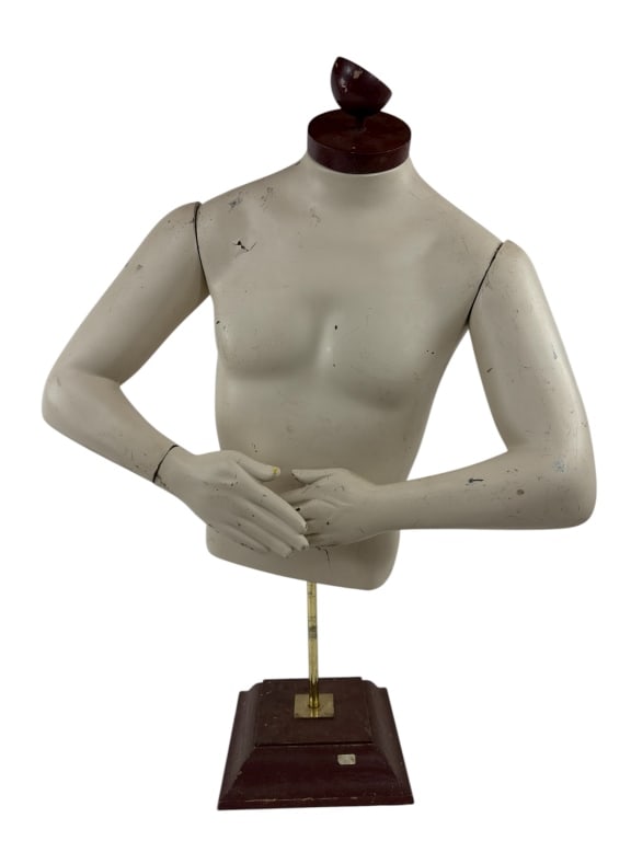 Vintage Men's Store Display Mannequin on Stand (1 of 8)