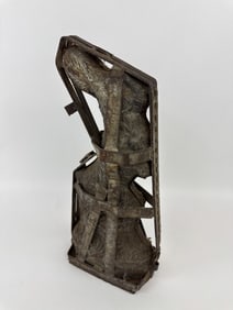 Large Scale Metal Antique Easter Bunny Mold