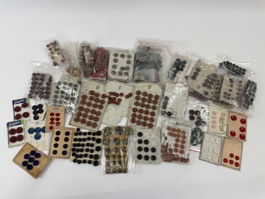Large Collection of Antique & Vintage Buttons