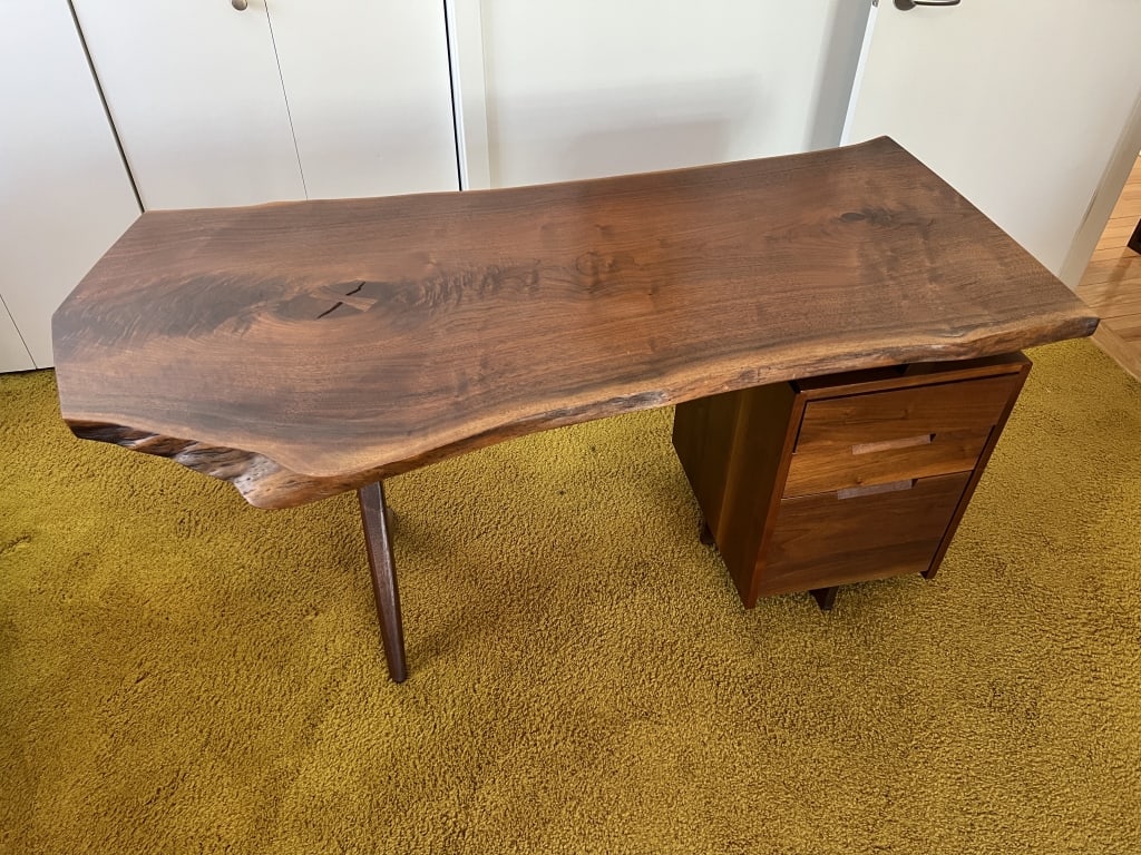 George Nakashima Desk from Estate of Orig Owner - 4