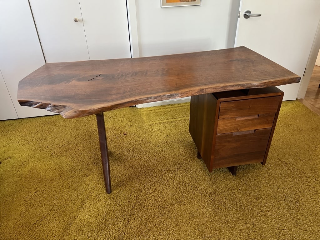 George Nakashima Desk from Estate of Orig Owner - 5