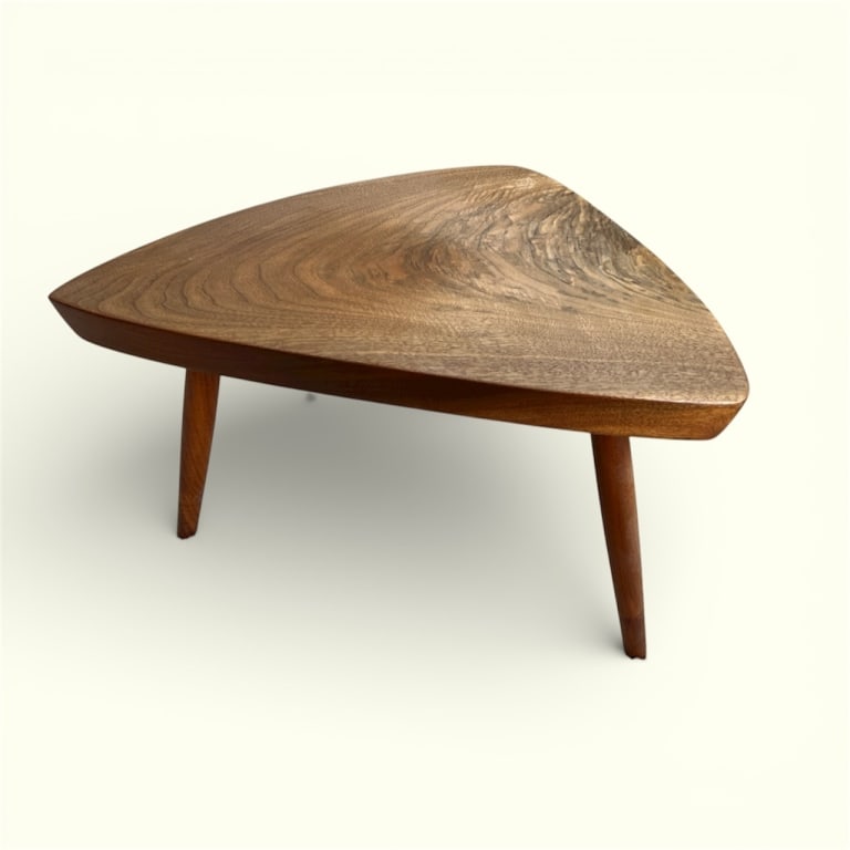 George Nakashima Table from Estate of Orig Owner: George Nakashima Table from Estate of the Original Owner. American woodworker and architect, George Nakashima born May 24, 1905, Spokane, WA - died June 15, 1990, New Hope, PA. This lot along with the