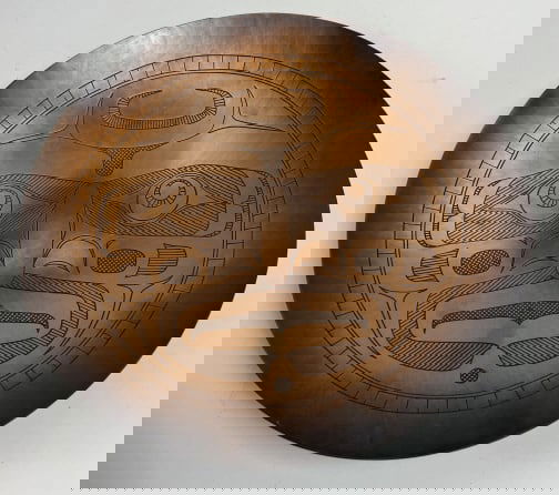 Mid Century Harold Alfred Vintage Wall Plate: Mid Century Harold Alfred Vintage Wall Plate. Signed on the back. Measures 11.5 inches in diameter.