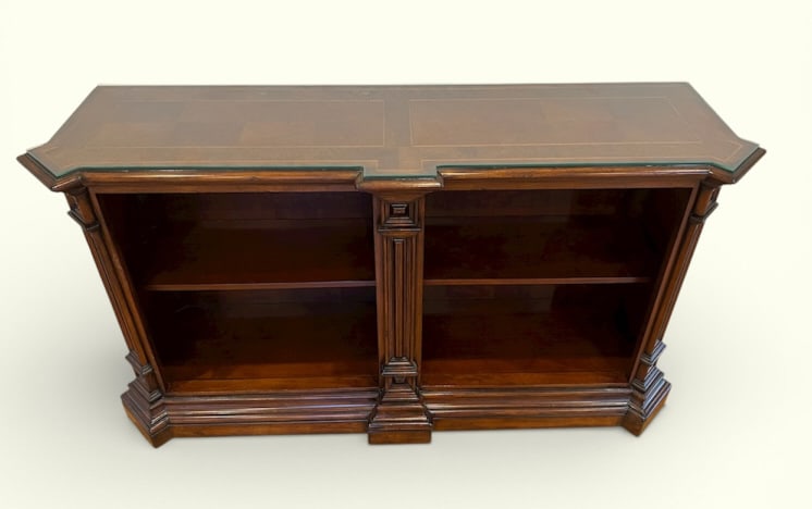 Neo Classical Style Mahogany Console Bookcase (1 of 10)