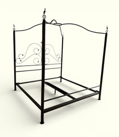 Neo Classical Henredon King Size Canopy Bed