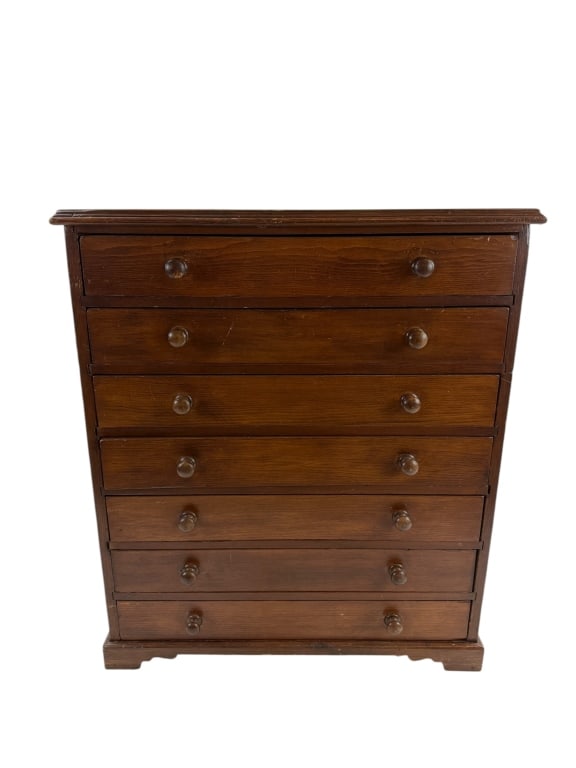 Vintage Seven Drawer Semainier Chest of Drawers (1 of 11)