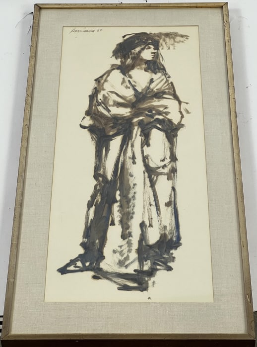 Richard Segalman (1934-2021) Original Watercolor (1 of 8)