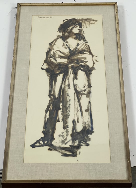 Richard Segalman (1934-2021) Original Watercolor - 2