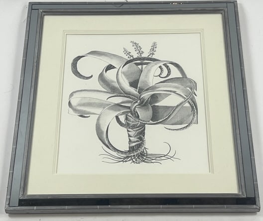 Hollywood Regency Style Mirrored Framed Artwork: Hollywood Regency Style Mirrored Framed Artwork. Handmade frame using cut mirrored panels. Measures 30 x 26 inches.