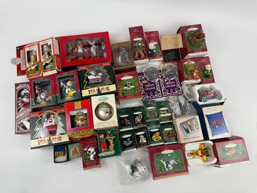 Collection Vintage New in Box Christmas Ornaments