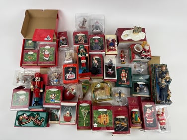 Collection Vintage New in Box Christmas Ornaments