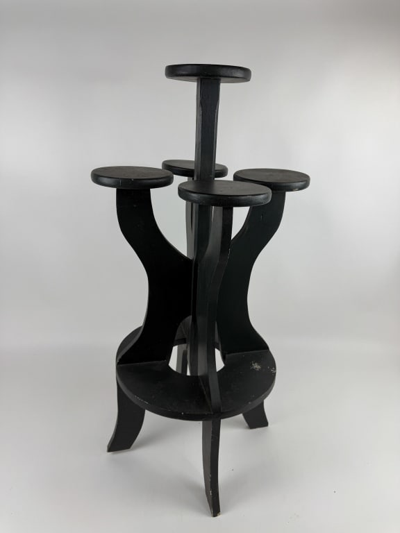 Antique Wooden Store Display Stand or Plant Stand (1 of 7)