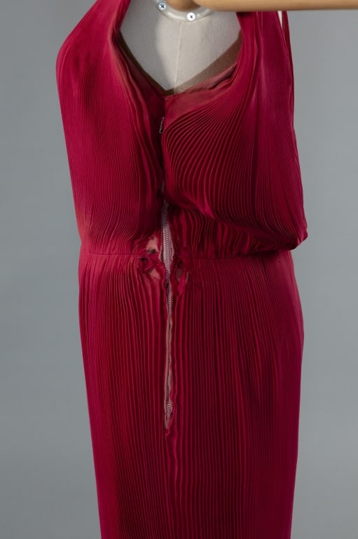 Vintage 1960s Balenciaga Accordion Pleat Gown - 5