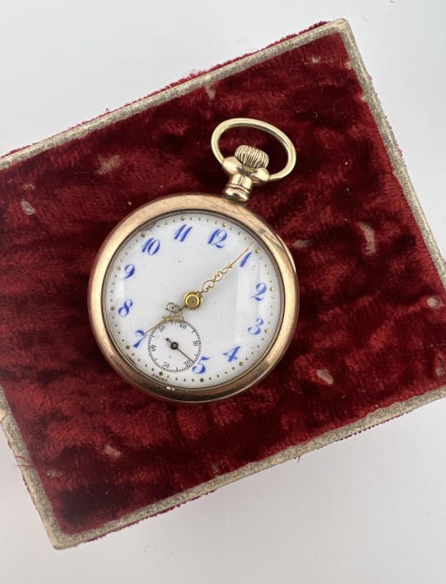 Antique 19th C Gold Filled Pocket Watch (1 of 11)
